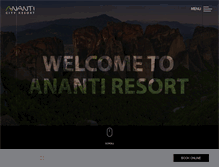 Tablet Screenshot of anantiresort.gr